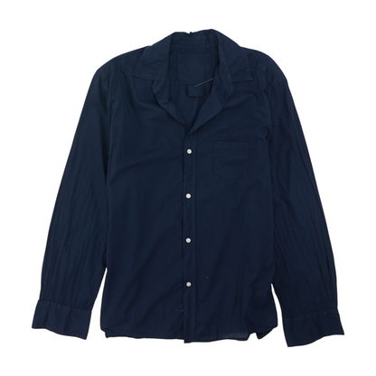 Navy Button Down