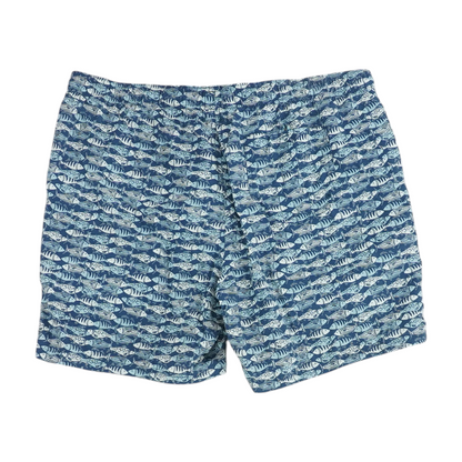 Blue Graphic Swim Bottom