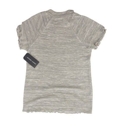 Green Solid Mockneck Knit Top