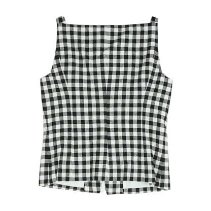 Black Check Blouse