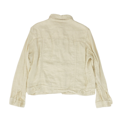 Beige Solid Jacket