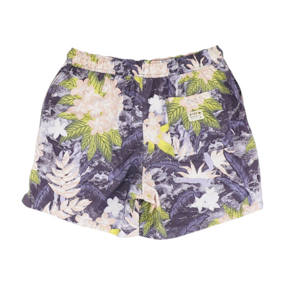 Purple Tropical Swim Bottom