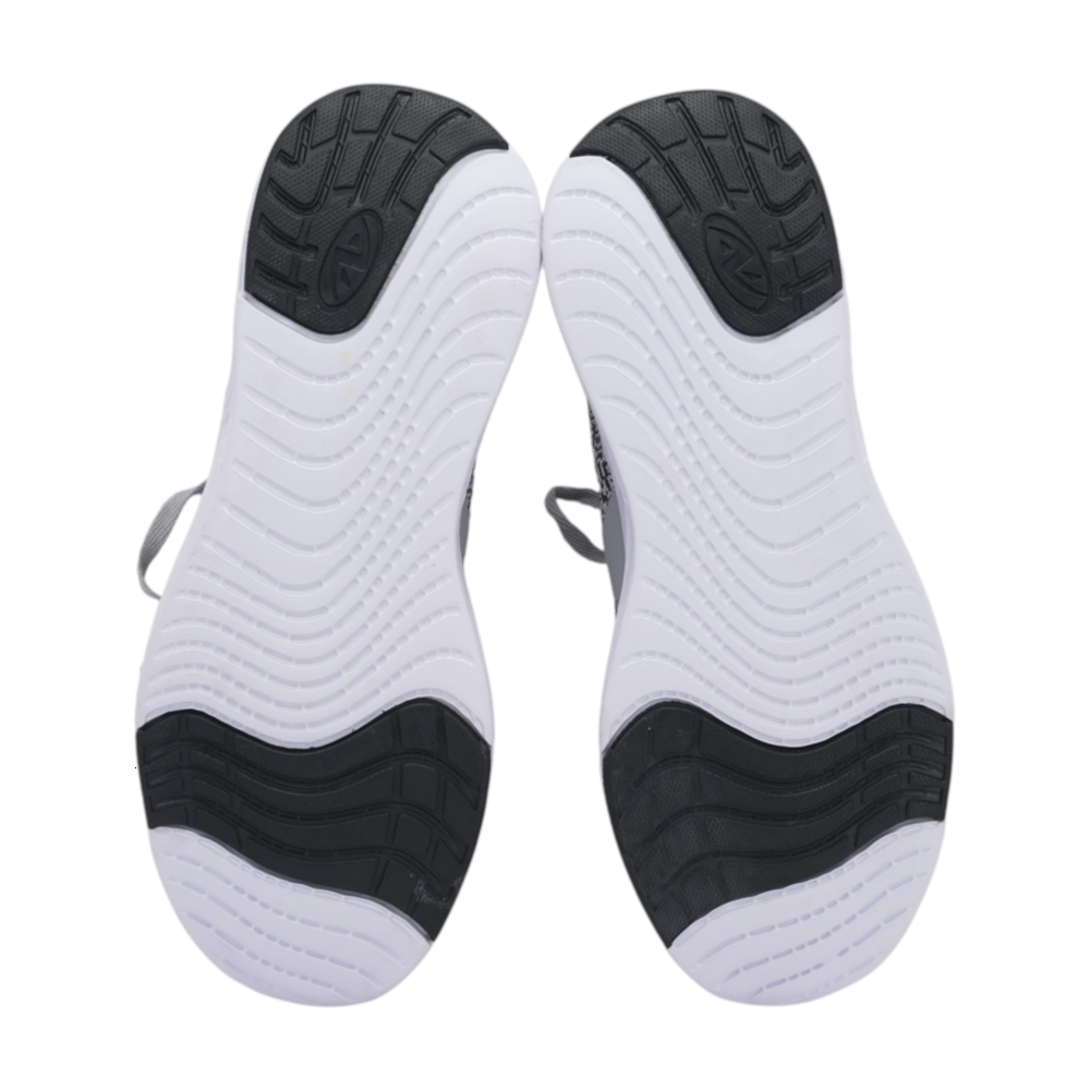 Gray Low-Top Athletic Shoes