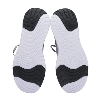 Gray Low-Top Athletic Shoes
