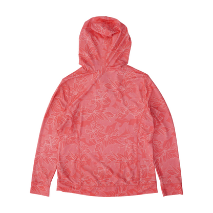 Pink Floral Hoodie Pullover