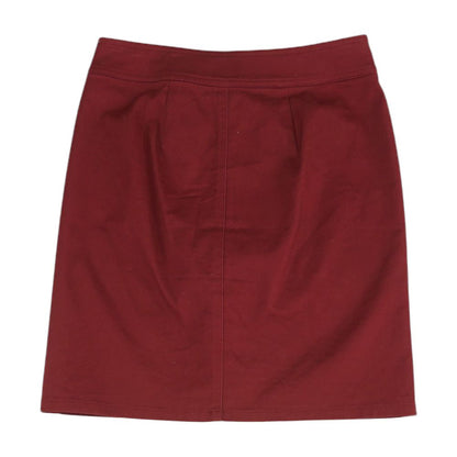 Tan Striped Mini Skirt