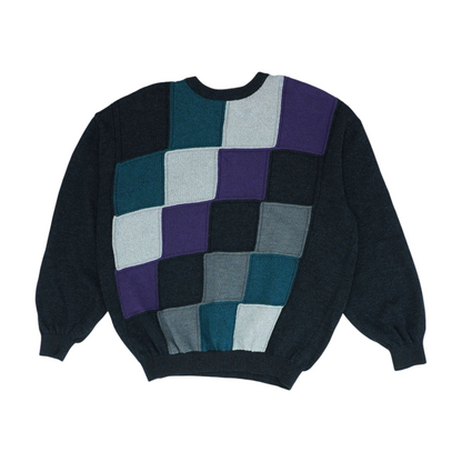 Multi Check Pullover Sweater