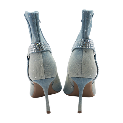 Blue Ankle Boots