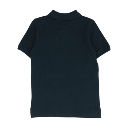Black Short Sleeve Polo