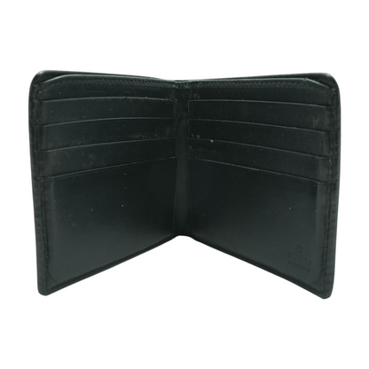 Black GG Supreme Tiger Print Wallet