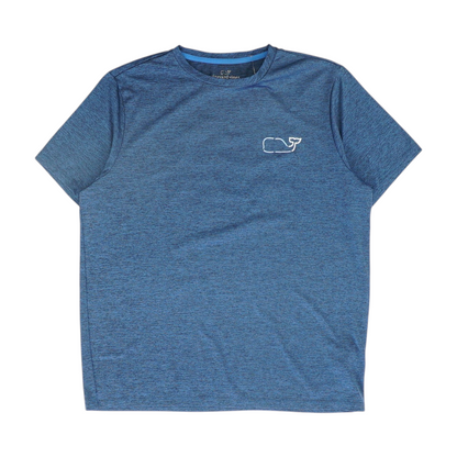 Blue Solid Active T-Shirt