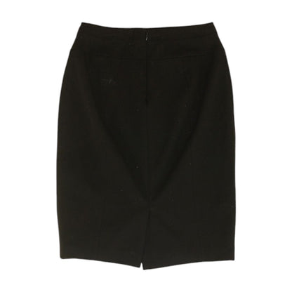 Black Solid Mini Skirt