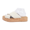 Ivory Flat Sandals