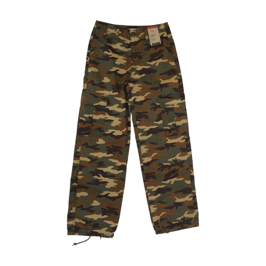 Olive Camo Relaxed Pants