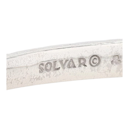 Sterling Silver Marble Cuff Bracelet