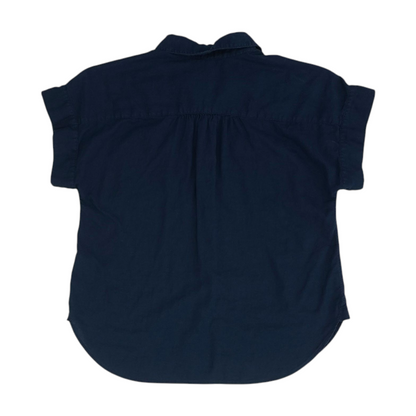 Navy Button Down
