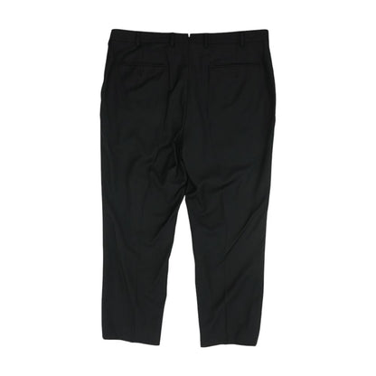 Black Solid Chino Pants