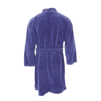 Navy Solid Robe