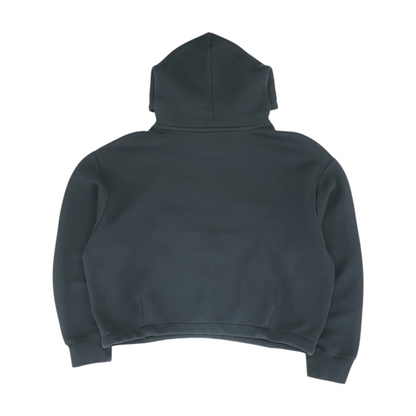 Black Solid Hoodie Pullover
