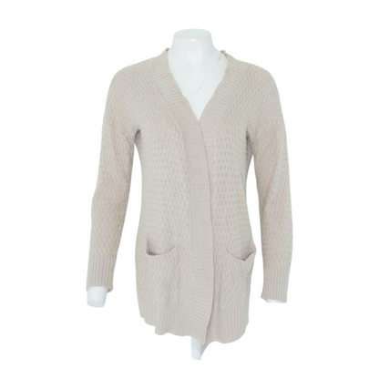 Beige Cardigan Sweater