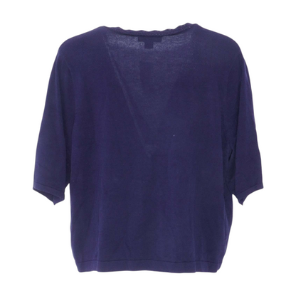 Navy Plus Cardigan Sweater