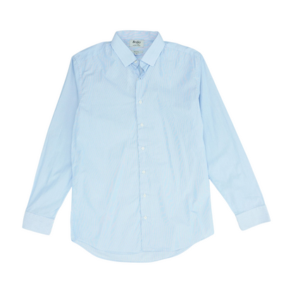 Blue Striped Long Sleeve Button Down