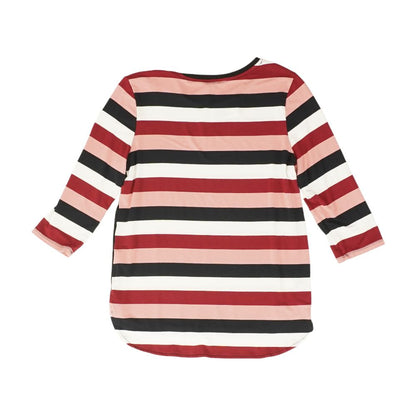 Black Striped Knit Top