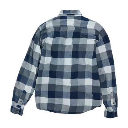 Blue Plaid Flannel Button Down
