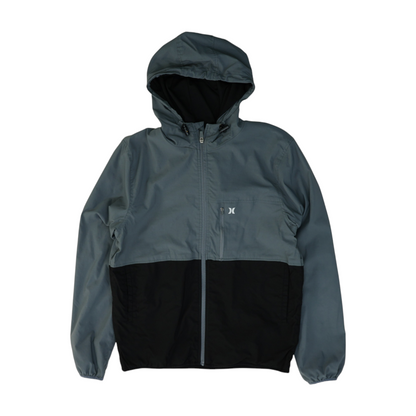 Gray Color Block Jacket