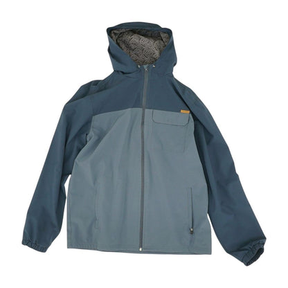 Blue Color Block Jacket