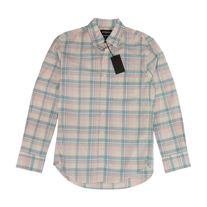 Multi Plaid Long Sleeve Button Down