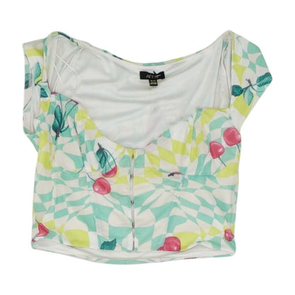 Multi Fruit Sleeveless Blouse