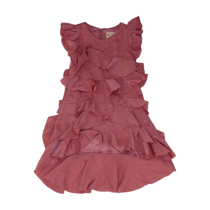 Pink Solid Dress