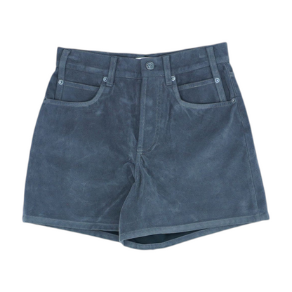 Gray Solid Chino Shorts