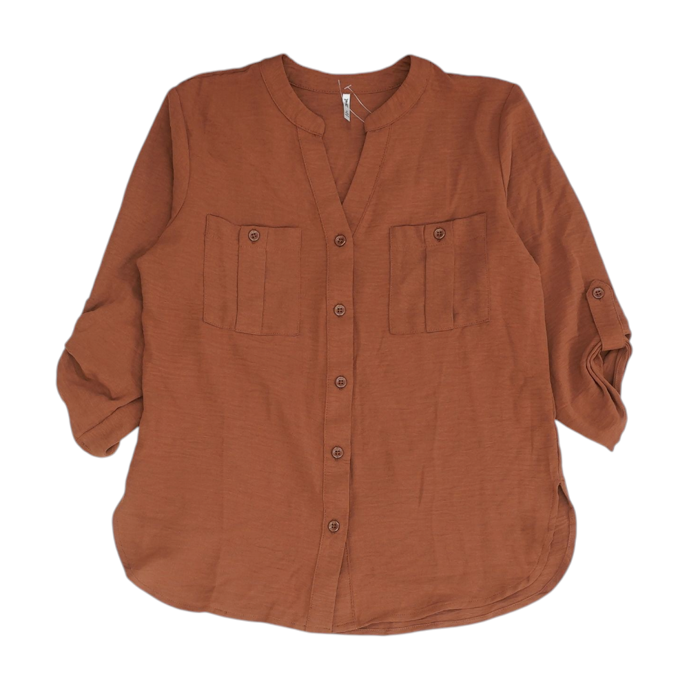Rust Button Down