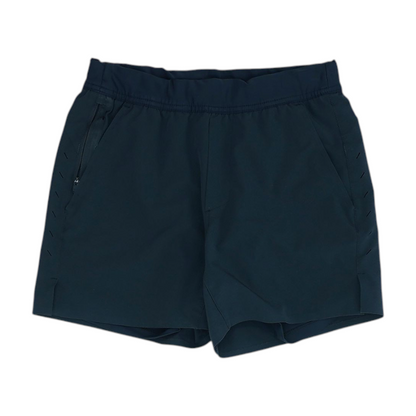 Black Solid Active Shorts