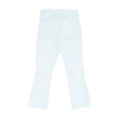 White Bootcut Jeans