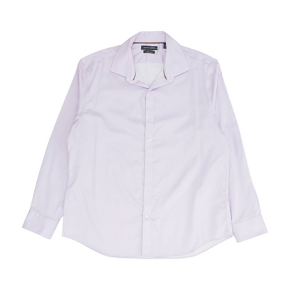 Lavender Solid Long Sleeve Button Down