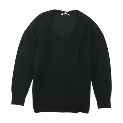 Spanx Black Solid Sweatshirt Pullover – Image 1