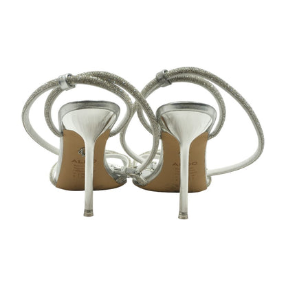 Silver Stiletto Heels