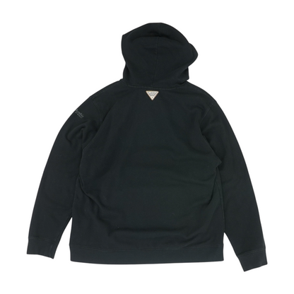 Black Solid Hoodie Pullover