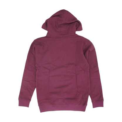 Maroon Solid Hoodie Pullover