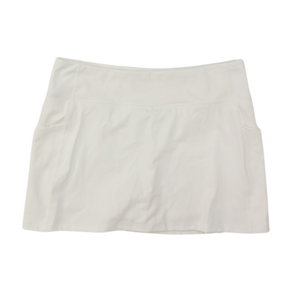 White Mini Skort