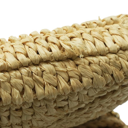 Cassandre Chain Pouch in Raffia