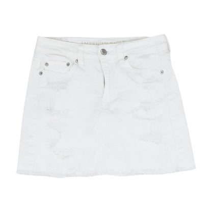 White Mini Skirt