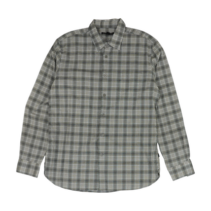 Blue Plaid Long Sleeve Button Down