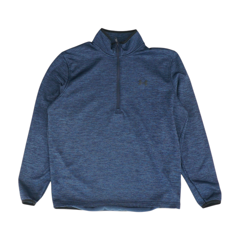 Blue Abstract 1/4 Zip Pullover