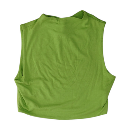 Green Cropped Blouse