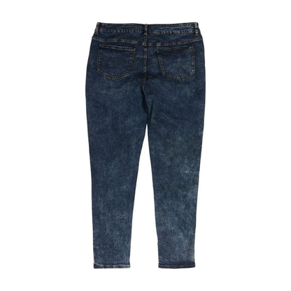 Navy High Rise Skinny Leg Jeans
