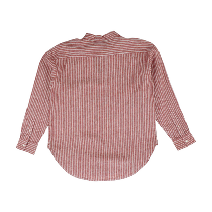 Red Striped Button Down